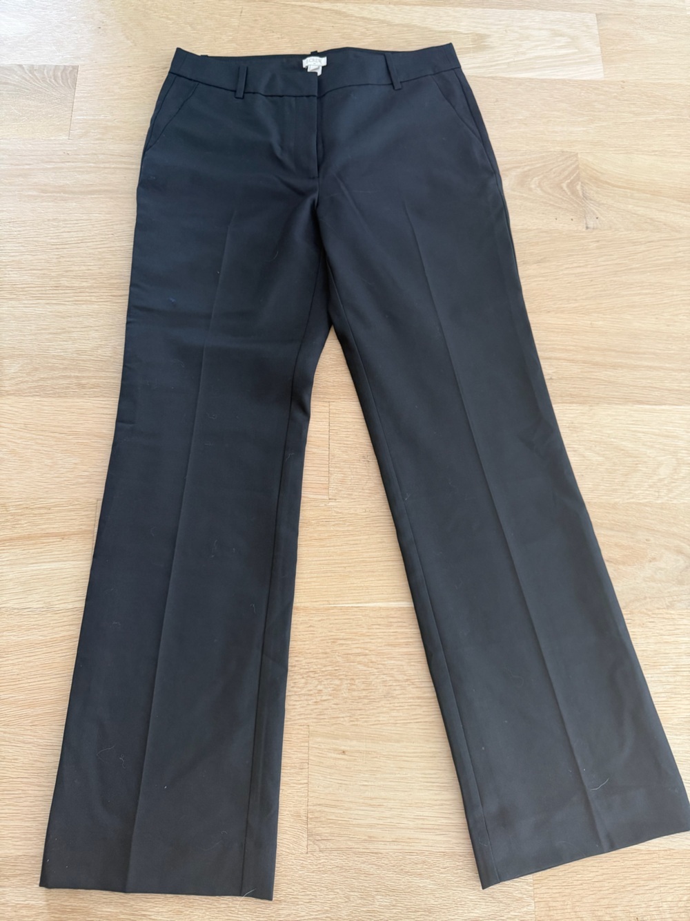 J. Crew Black Straight-Leg Women's Dress Pants